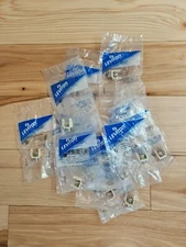 LEVITON 41084-FAF Snap In Quickport Nickel F-Connector Almond (LOT OF 13)