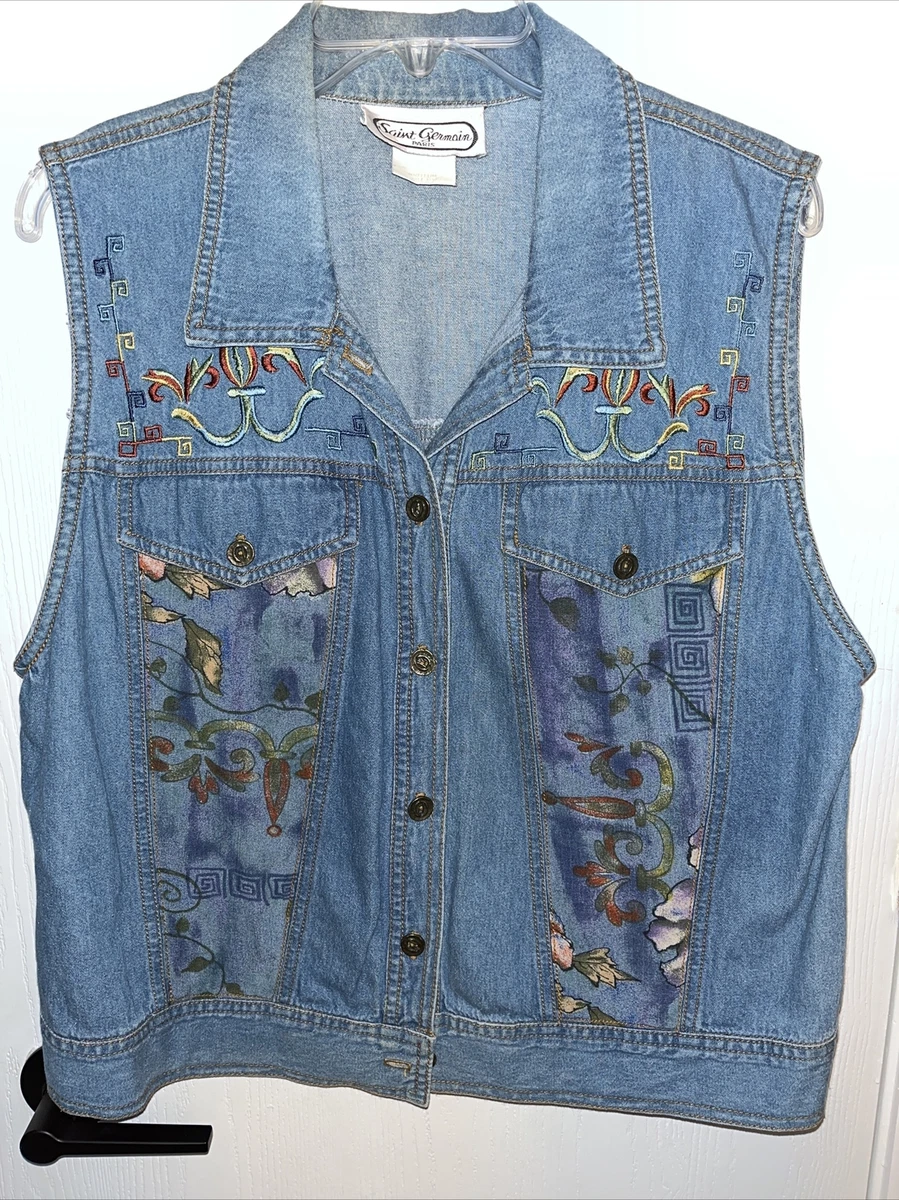 Saint denim shop vest