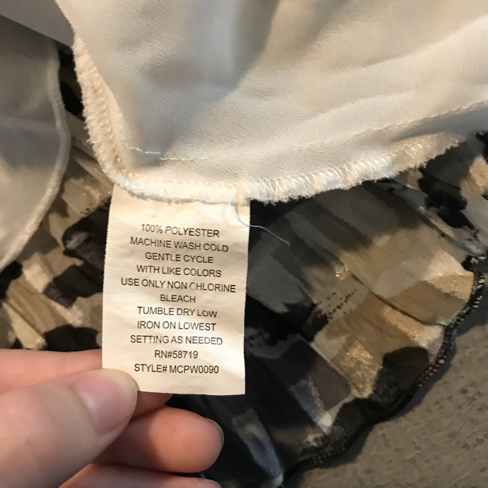 Notation's Multi Color button down blouse Top SZ … - image 10