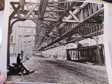 1870's South on Church St. from Cortlandt St.New York City NYC Photo Reprint