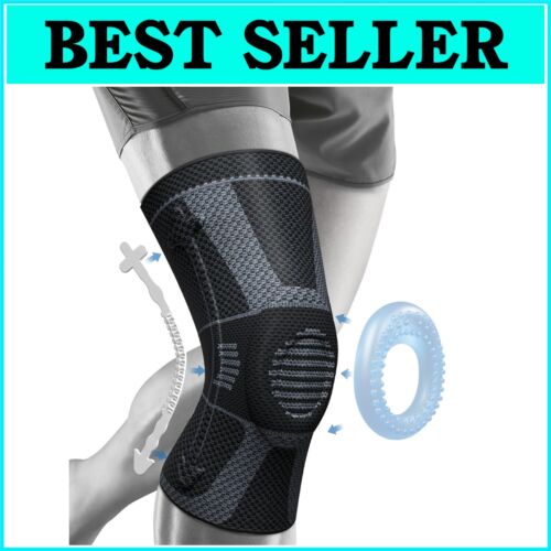 Large Professional Knee Brace - Pain Relief Compression Sleeve for ACL & Meni...