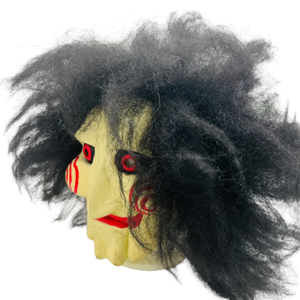 SAW Billy Puppet - Moving Mouth Mask Latex Costume Mask Adult Halloween - Image 4 of 4