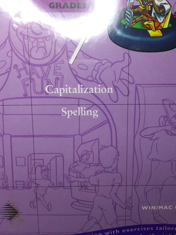 98 Grolier's Corner Stone Home English Win/Mac CD-Rom #7 Capitalization Spelling - Image 4 of 4