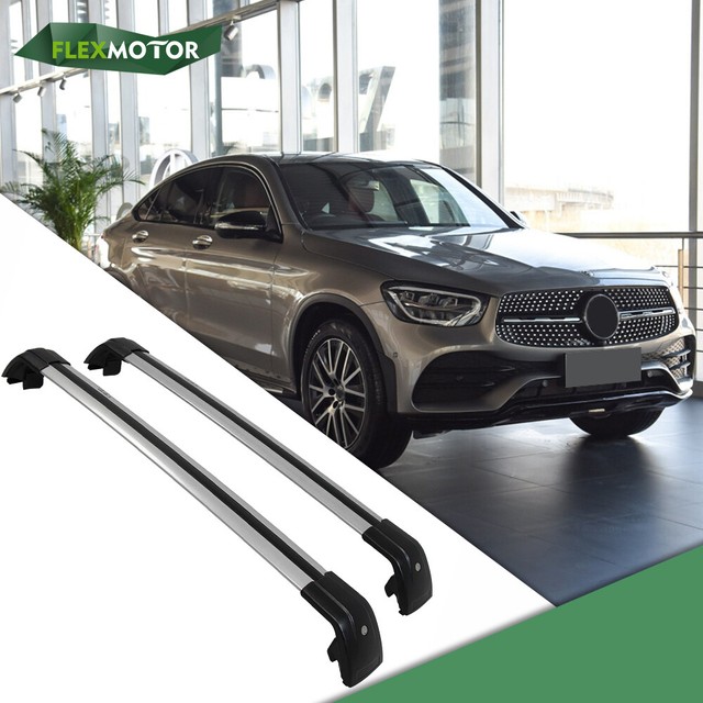 Cross Bar Roof Rack Rail Crossbar Fit for Mercedes Benz GLC 20162020