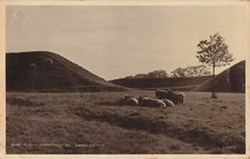Postcard Roman Amphitheatre at Dorchester Dorset England 1910