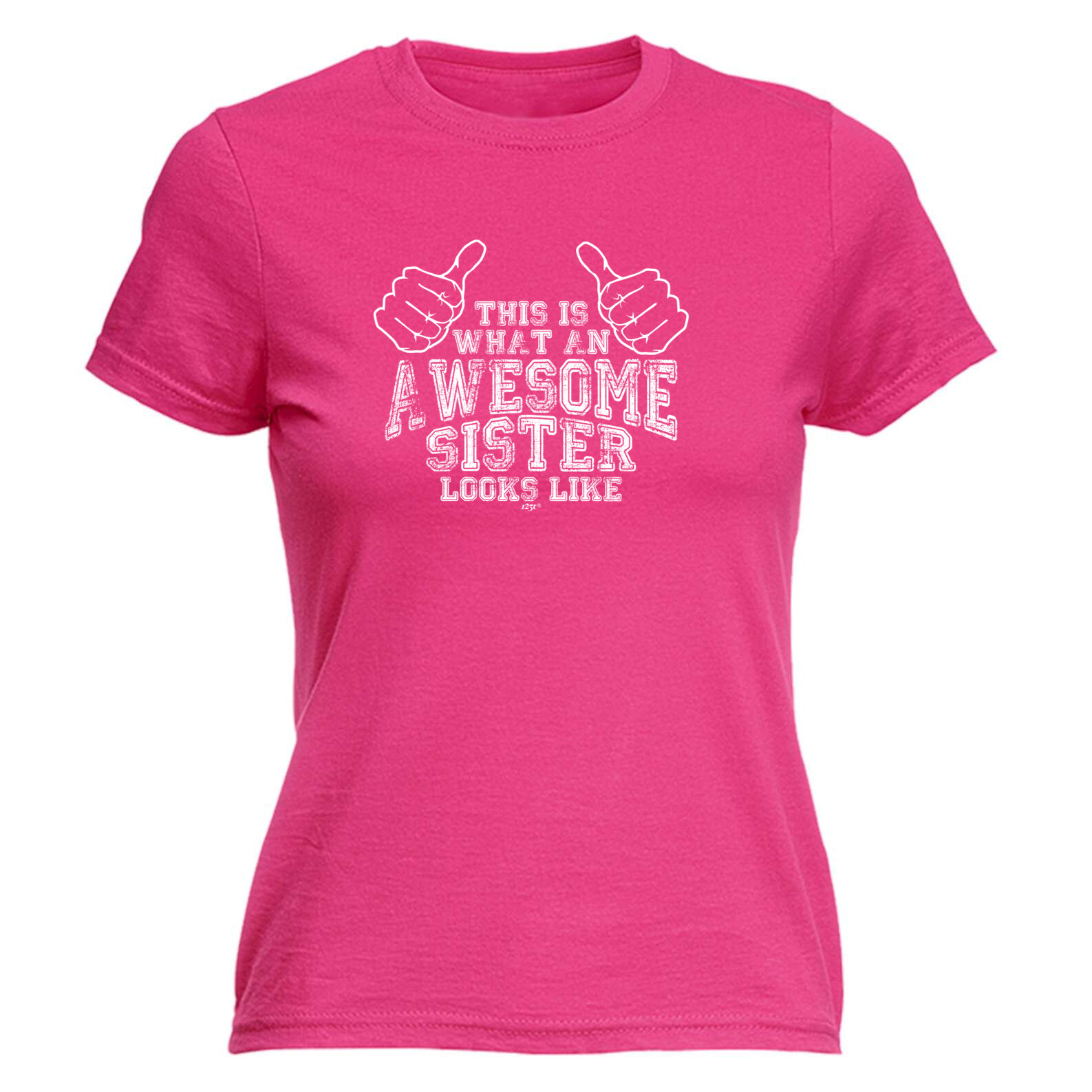 This Is What Awesome Sister - Womens T Shirt Funny T-Shirt Novelty gift tshirt