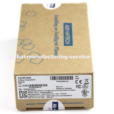 New ADVANTECH ADAM6060 Input & Relay Data Acquisition Module DAQ Ethernet
