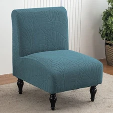 Waterproof leaf texture jacquard stretch no armchair cover, home decor