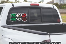 2 PIEZAS TRAKAS HDSPM Calcomanía Adhesiva Zacatecas Jalisco Michoacán Sinaloa Guanajuato