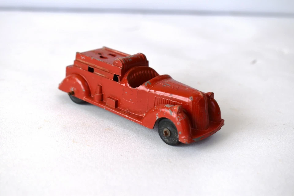 Винтажный Toby Toy Breakdown Грузовик Metal Masters Литой Грузовик Англия Красный Редкий "F3 - Изображение 3 из 4