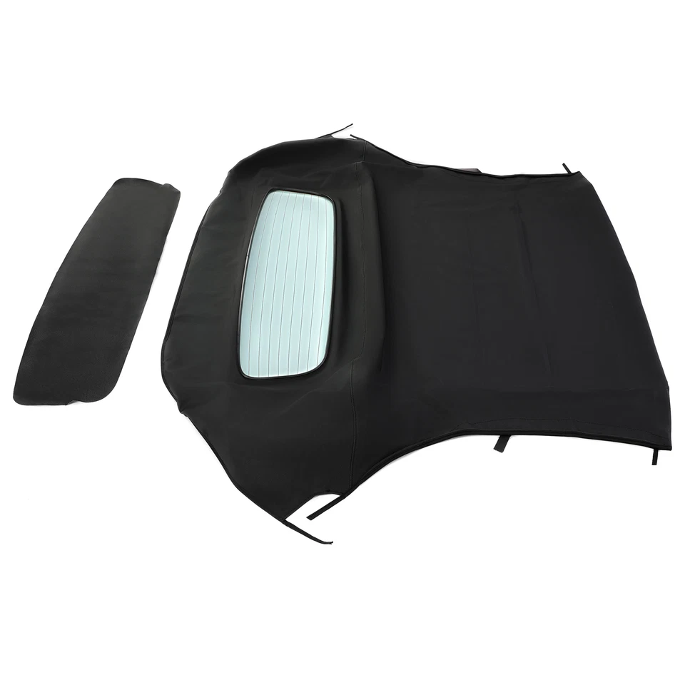 For Audi TT Convertible 2000 2001 2002-2006 Soft Top W/ Heated Glass Window BLK - Image 2 of 4