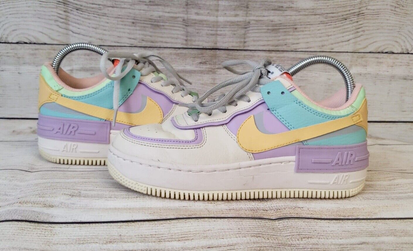 nike af1 shadow air force 1 pale ivory gold purple wmns