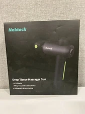 Nekteck Deep Tissue Massage Gun - 6 Attachments, 5 Speeds