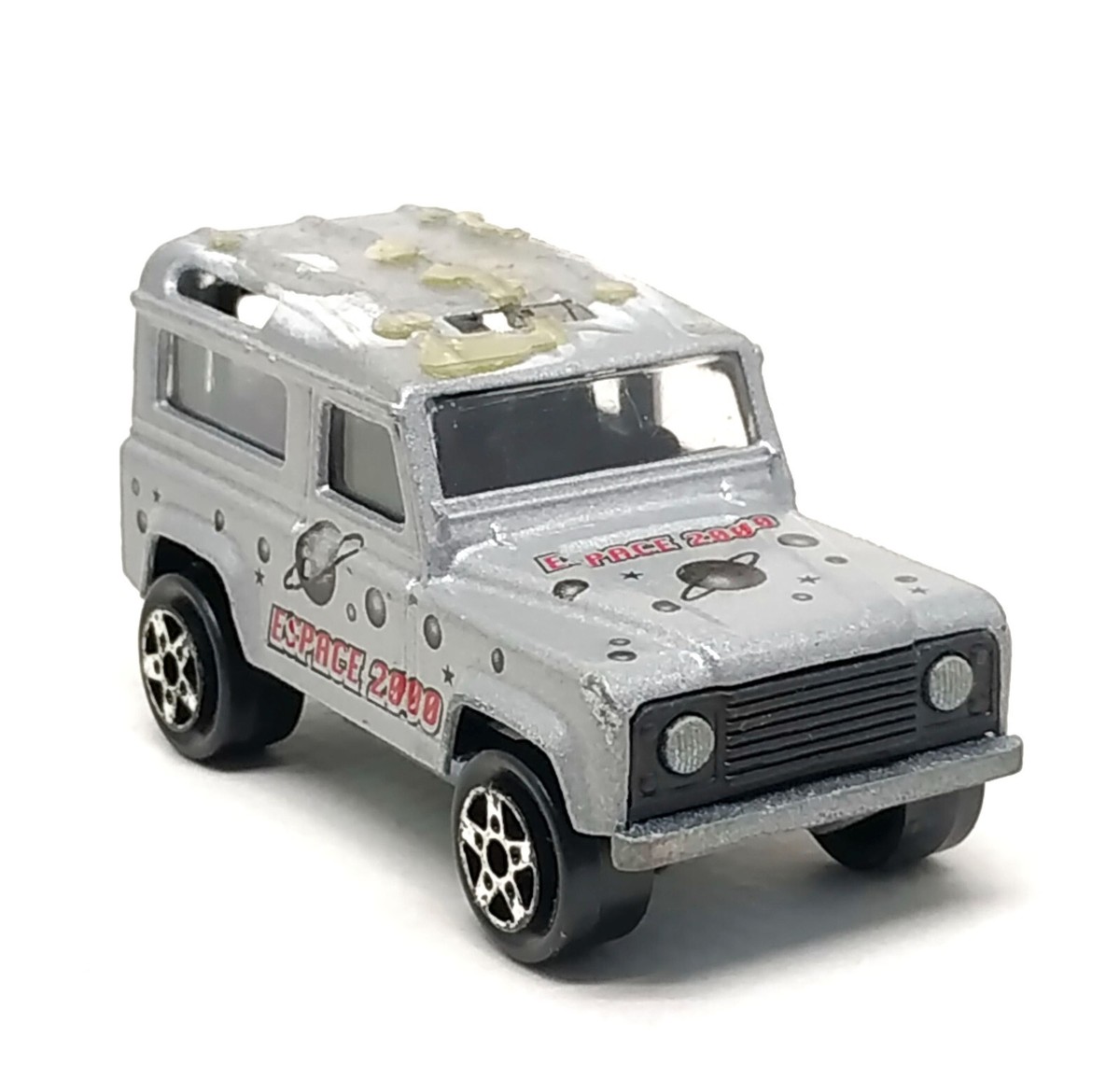 Majorette Land Rover 90 Raid Espace 2000 Silver 1/60 (3