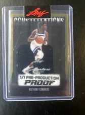 Anthony Edwards  2024 Leaf Metal Constellations  VELA   1/1 Pre Production Proof