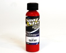 SPAZ STIX SOLID RED AIRBRUSH PAINT 2 OZ. SZX12300 LEXAN RC R/C NEW