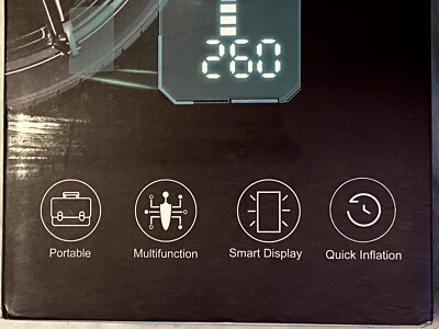 Cordless Portable Digital Tire Inflator Air Compressor Multifunctional 150 PSI