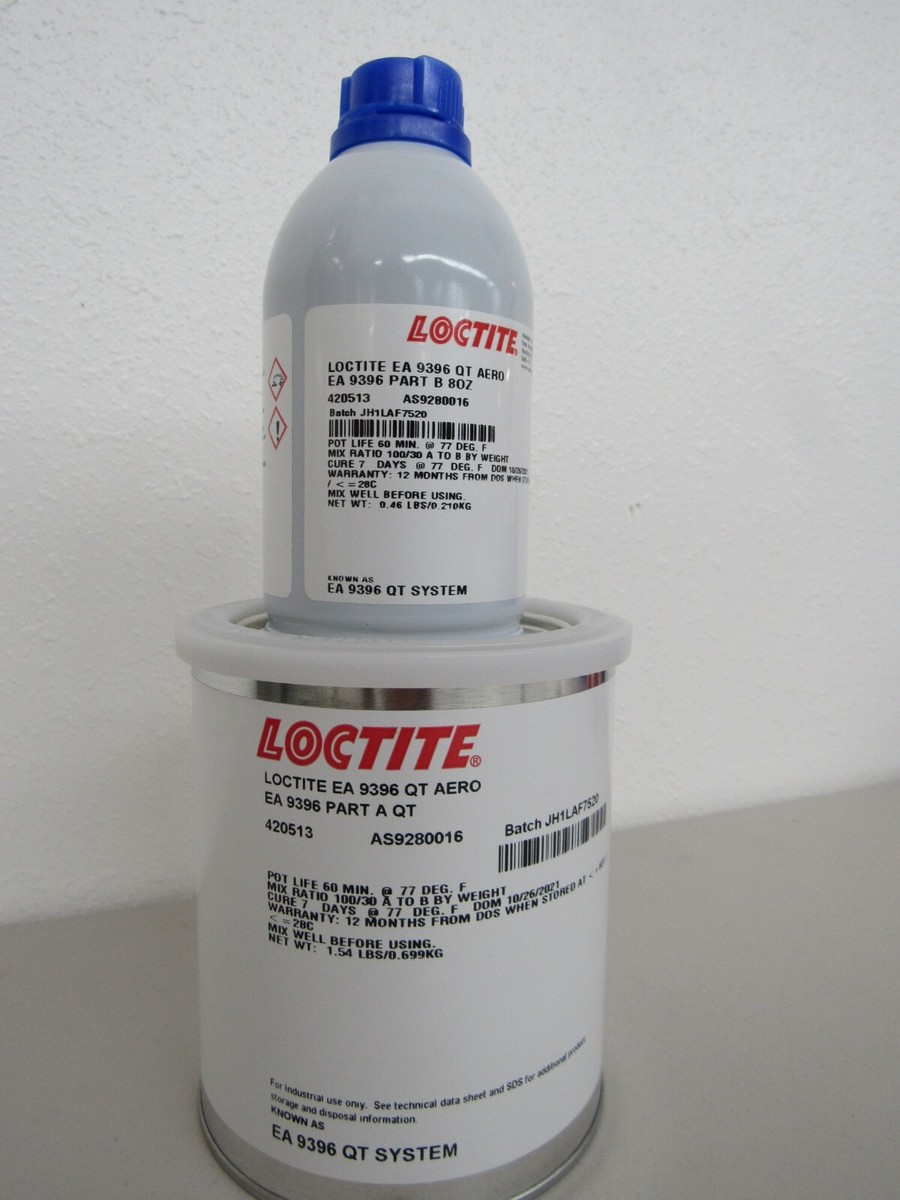 LOCTITE EA 9396 AERO ADHESIVE A/B, QT KIT-PN: AS9280016- EXP:10