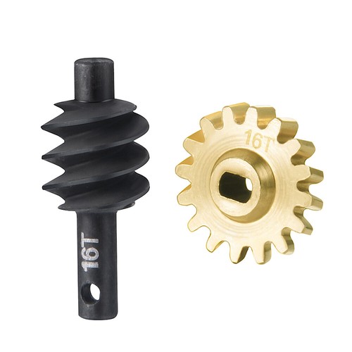 12T/16T Metal Overdrive Differential Diff Worm Gear Set for 1/24 RC Axial SCX24 - Picture 26 of 38