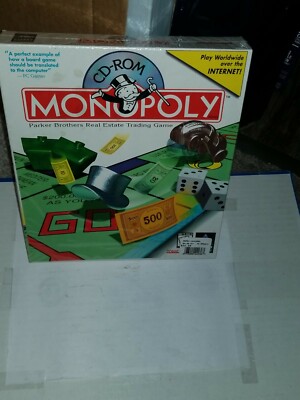 New Factory plastic sealed Monopoly PC Game,  The Original Classic Board Game  