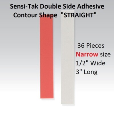 Sensi Tak Red Liner Tape by Walker Tape 1 pack 1/2'' Straight = 1 pack = 36 pcs