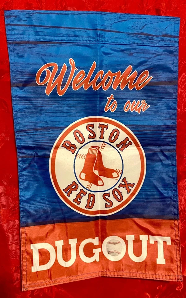Boston Red Sox Dugout Double Sided Garden Flag 12” x 18” MLB New In Package - Image 4 of 4