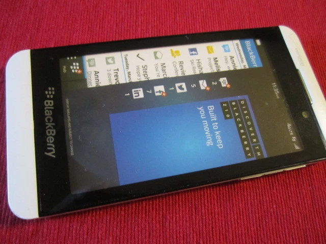 Maniquí falso Blackberry Z10 Verizon 4G LTE BLANCO no funciona **SIN DEVOLUCIONES Foto 2 de 4