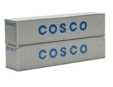  Cosco 40-Foot Shipping Freight Container 1:48 Scale O Gauge 