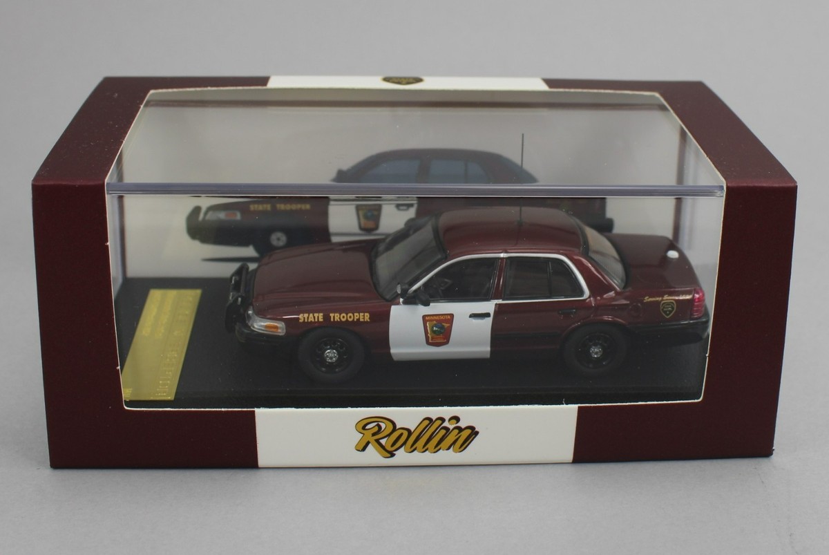 1:64 *ROLLIN DIECAST* MINNESOTA STATE TROOPER FORD CROWN VICTORIA 1:64 *ROLLIN DIECAST* MINNESOTA STATE TROOPER FORD CROWN VICTORIA