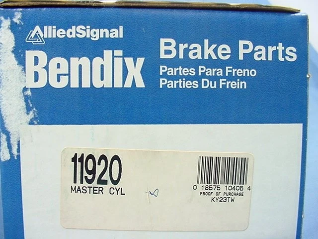 Cilindro maestro de freno trasero Bendix 11920 para tambor Mazda 626 1981-1982 2,0 L Foto 3 de 3