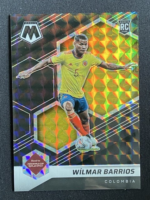 Wilmar Barrios 2021-22 Panini Mosaic Fifa Road To World Cup Black Mosaic RC 1/1