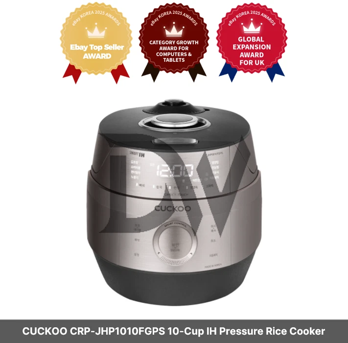 CUCKOO CRP-JHP1010FGPS 10-Cup IH Pressure Rice Cooker / 220V / EU PLUG