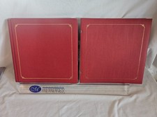LOT 2 Creative Memories SCRAPBOOK ALBUMS 12x12 Burnt RED w/ WHITE REFILL PAGES