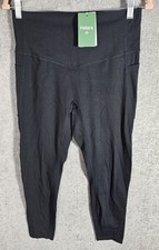 NWT Halara Ultrasculpt 7/8 Compression Leggings Womens Size Large Black Pockets