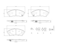 Brembo P 24 225 Bremsbelagsatz, Scheibenbremse For Ford Ford USA
