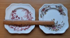 Windsor Ware & The Marquis two Johnson Bros. Plates ATQ VTG Staffordsh England