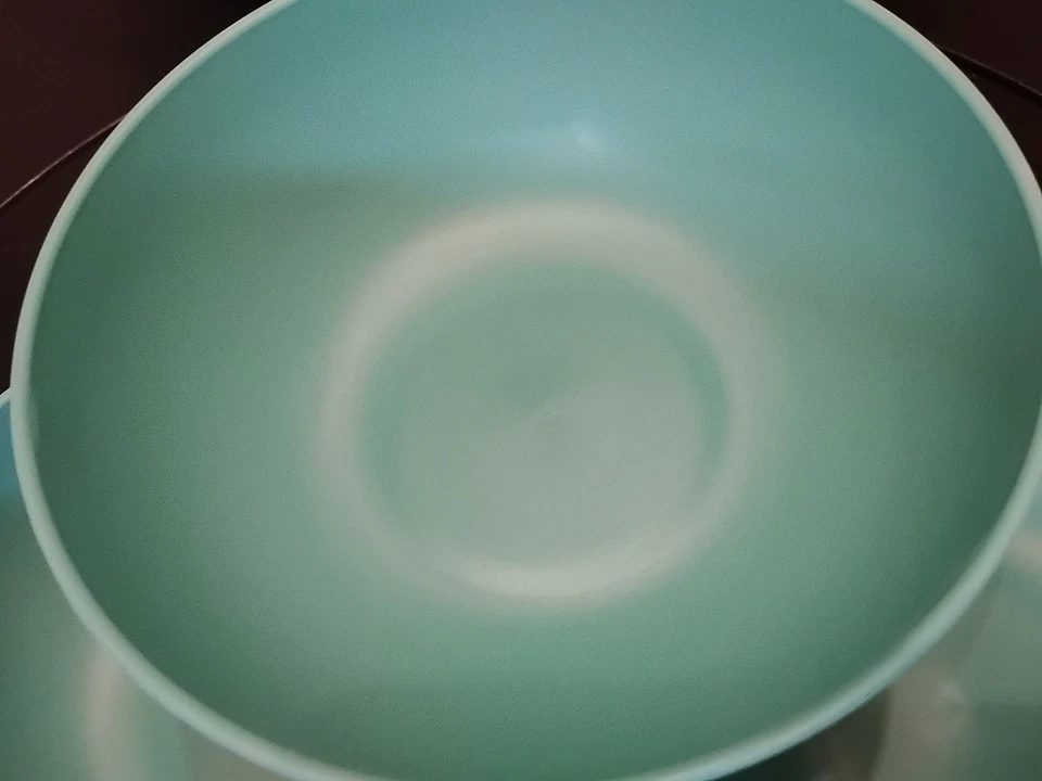 Set of 4 MAINSTAYS Plastic 38oz Cereal Bowls Round Textured BPA Free Teal - Image 4 of 4