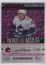 2023 Upper Deck Credentials Debut Ticket Access Pink 5/49 Aidan McDonough 00em