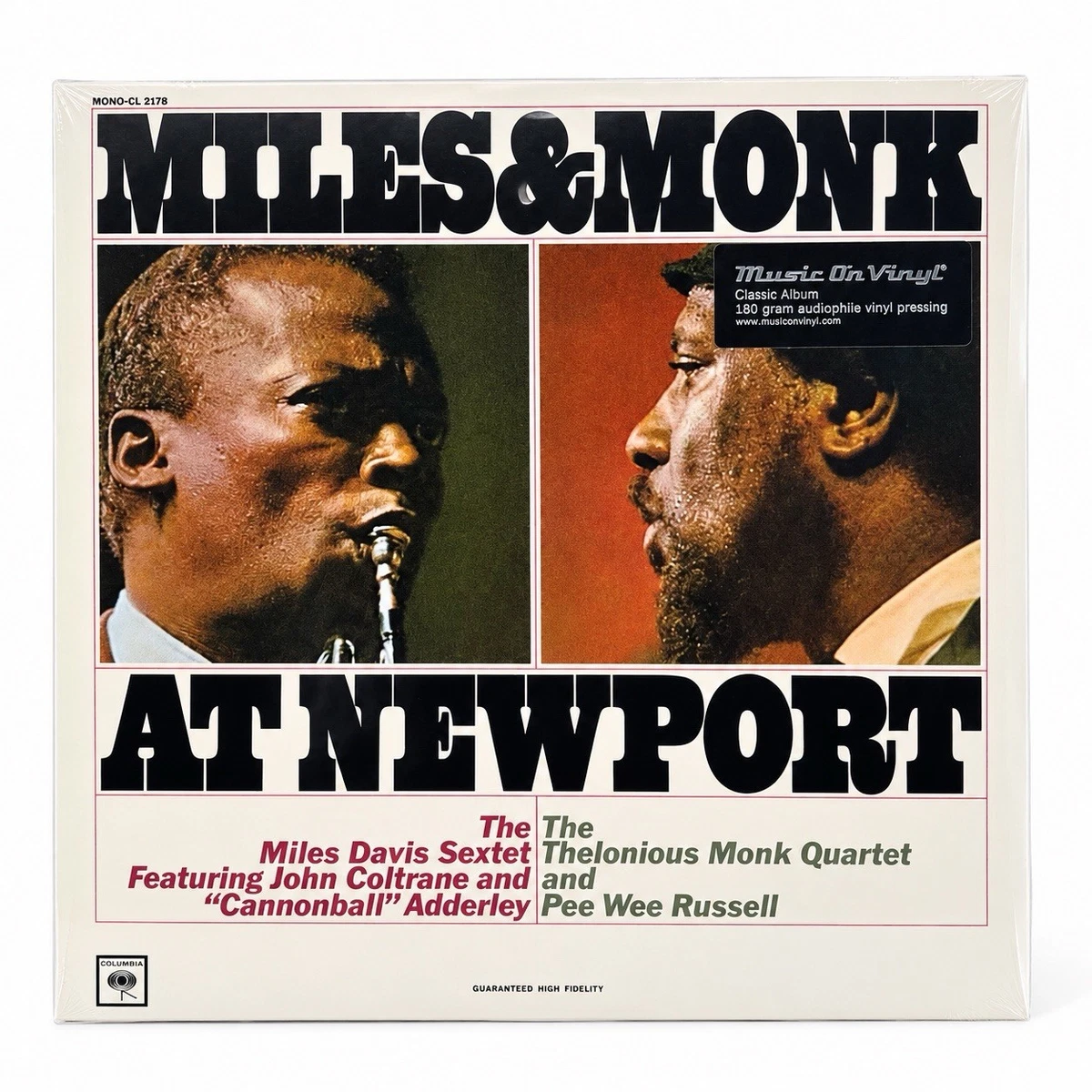 Miles Davis & Thelonious Monk At Newport 180g Vinyl LP 2013 Mono Sealed