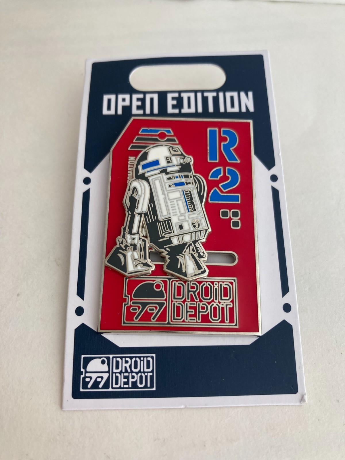 Disney Parks Star Wars Galaxy's Edge Droid Depot R2D2 Slider Pin 135557 World