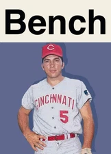 Johnny Bench Artist Signed Baseball Art Card 2/10
