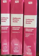 Rutter California practice Guide Employment Litigation 2025 NEW Thomson Reuters