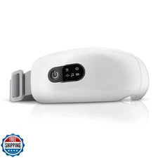 NOWWISH Eye Massager with Heat, Vibration and Bluetooth Music for