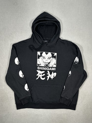 Death Note Shinigami Ryuk Hoodie Mens XL Black Anime Manga Viz Media