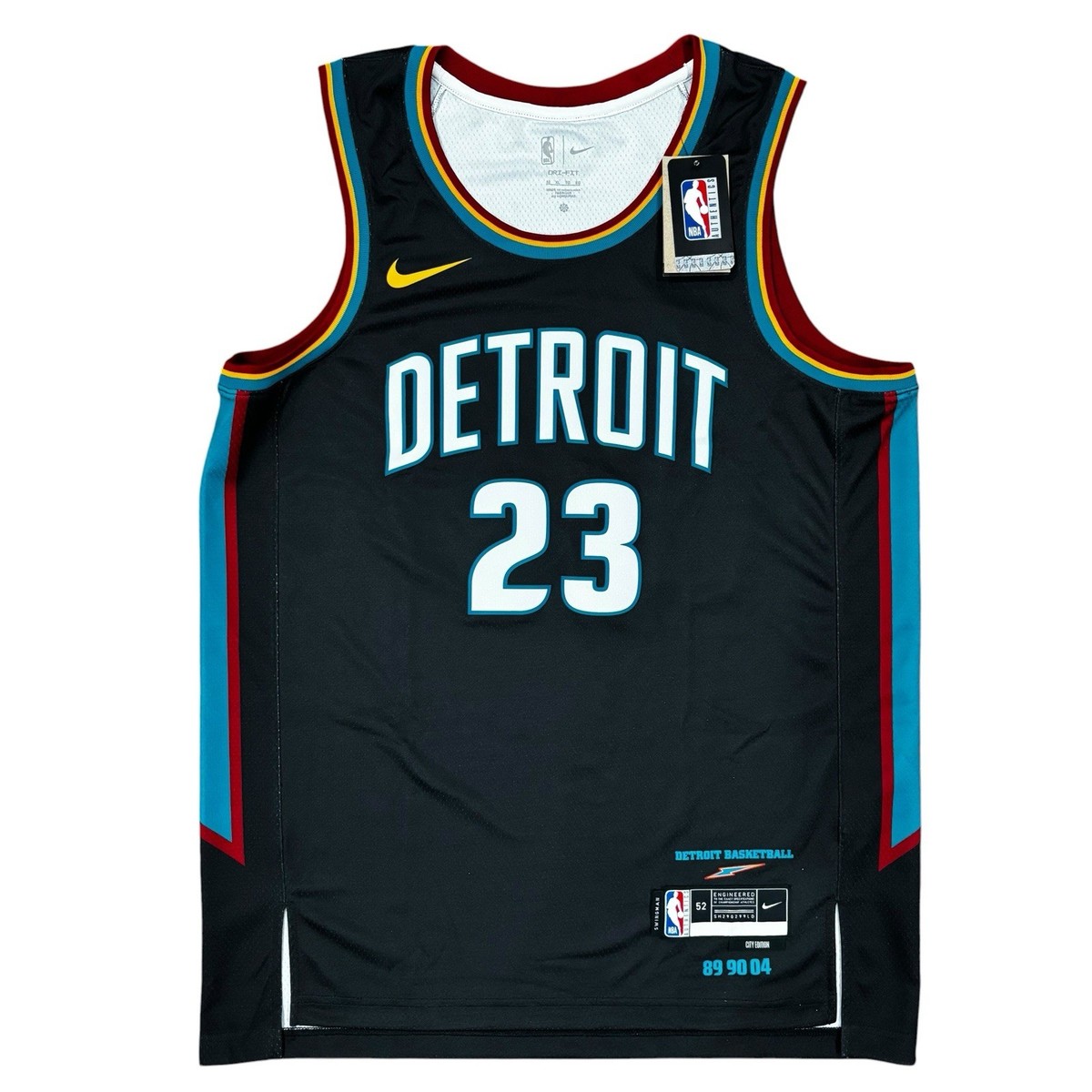 Nike Jaden Ivey Detroit Pistons '25/26 City Basketball Jersey, Sze