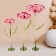 Artificial Corn Poppy Flower For Wedding Decoration Party Banquet Background