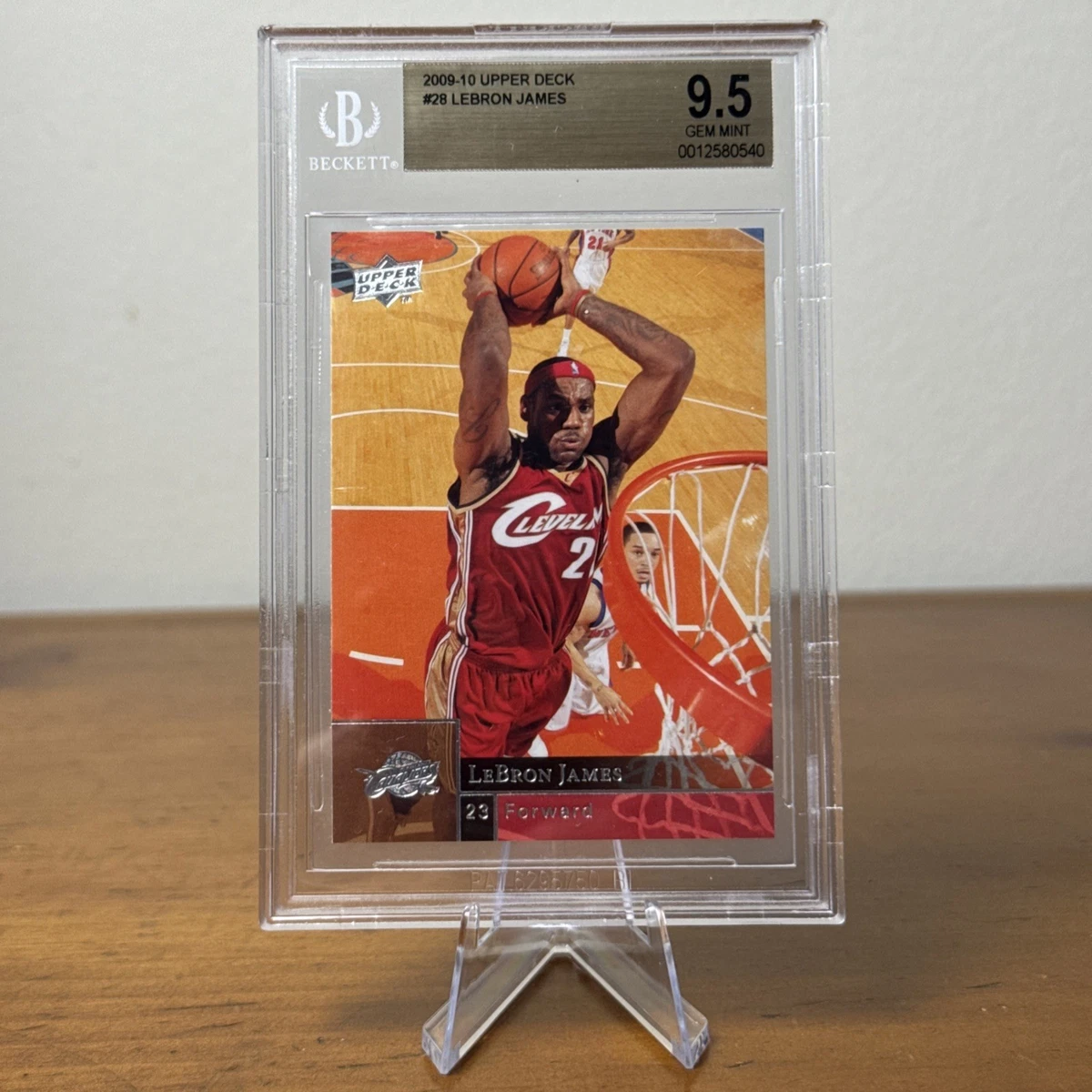LeBron James Beckett Grading Services (BGS) Original Grade 9.5
