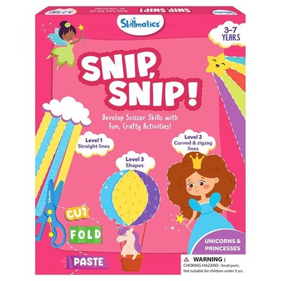 Skillmatics Scissor Skills Activity Book Snip Snip Einhörner & Prinzessinnen
