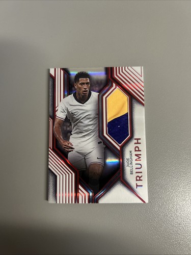 Jude Bellingham 2025 Futera Triumph Patch Soccer Card 05/06 Jersey/Kit # Match