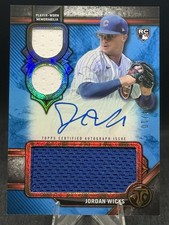 2024 Topps Triple Threads Rookie Auto Relic Sapphire #RAR-JWI Jordan Wicks /10